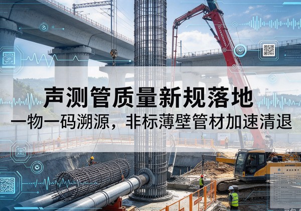 陆川声测管质量新规落地，一物一码溯源，非标薄壁管材加速清退